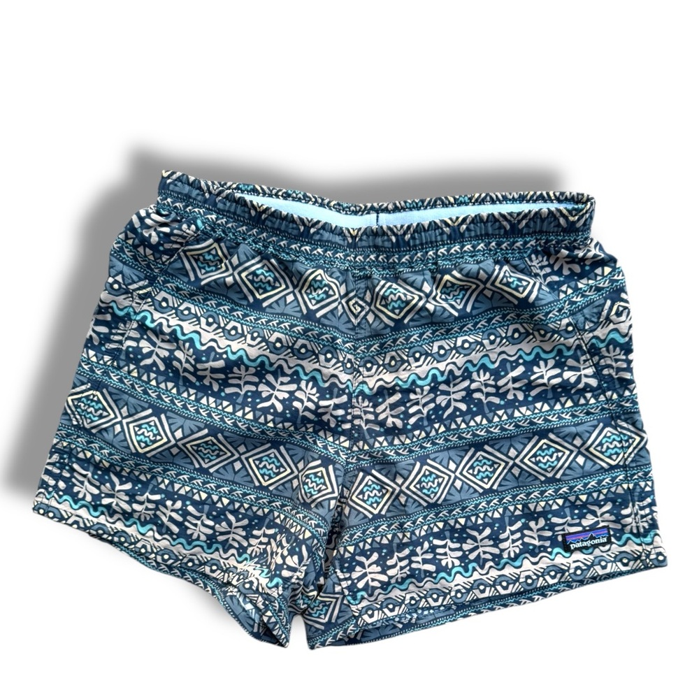 Patagonia Women's Blue Patterned Shorts